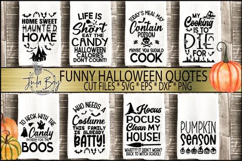 Funny Halloween Quotes | Halloween Kitchen SVG Bundle, Towel