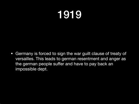 Causes Of Ww2 Timeline