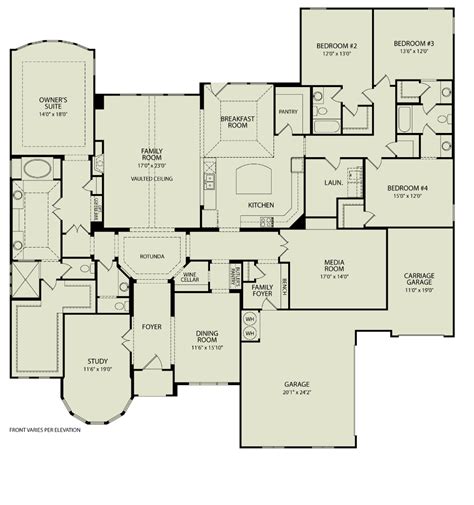 the floor plan for this home