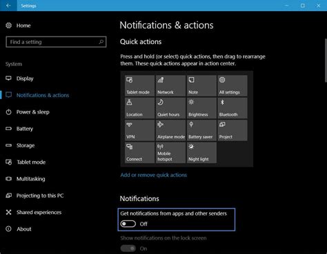 [Guide] Disable Action Center notifications in Windows 10 | FileCluster ...