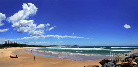 Beach Panorama North Haven by Kaye Menner Photograph by Kaye Menner