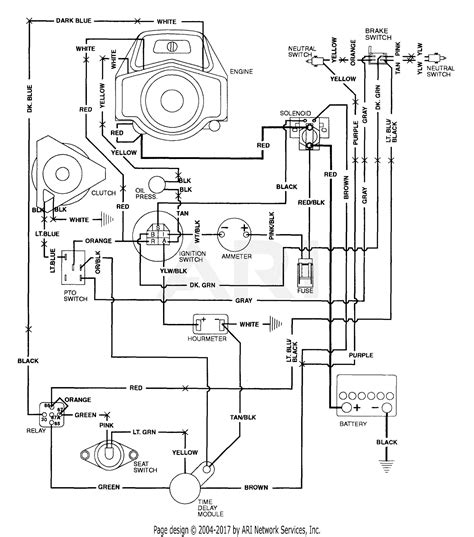 Gravely 989012 (000101 - ) PM300, 20hp ONAN Parts Diagram for WIRING DIAGRAM - ONAN ENGINES