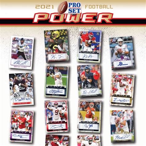 2021 Pro Set Power Football Checklist, Set Details, Boxes, Reviews, Date