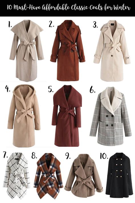 10 Must Have Classic Affordable Coats for Winter | Dressed to Kill | Affordable coats, Winter ...