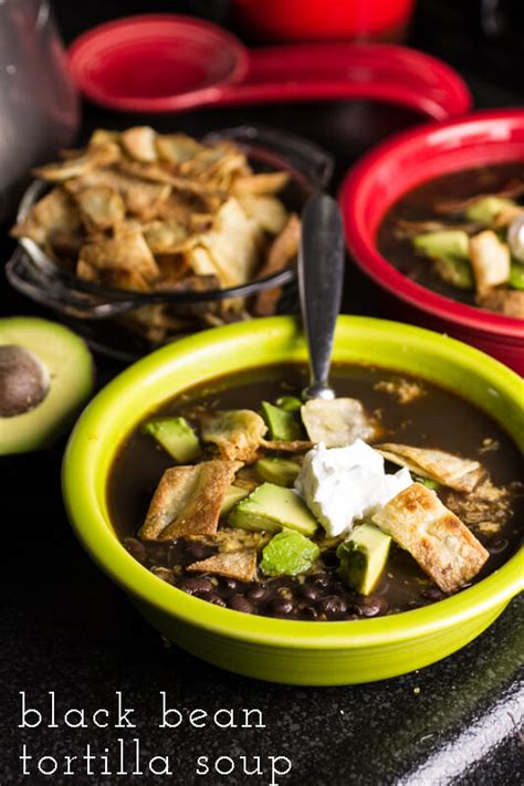 Black Bean Tortilla Soup - Chattavore