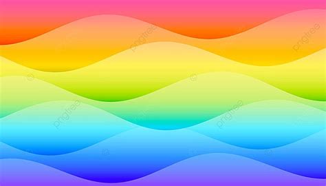 Colorful Wave Style Rainbow Colors Vibrant Abstract Background ...