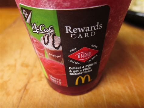 News: Southern California McDonald's - McCafe Rewards Card