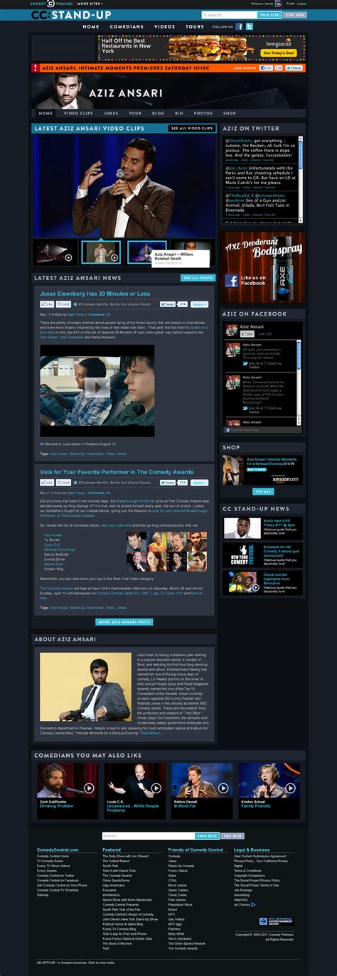 Comedy Central Stand-Up Website - Jarrett Brilliant