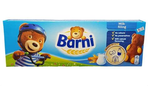 Barni Bear Milk Filling 5Pk | Lewis Food Wholesalers