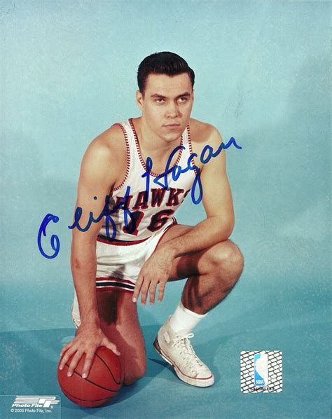 Autographed Cliff Hagan Photo - ATLANTA HAWKS 8x10 W COA