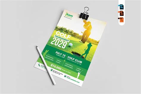 Golf Event Flyer Templates | 21+ Free & Premium Flyers Download