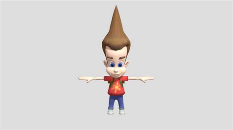 Game Cube - Nicktoons Unite - Jimmy Neutron - Download Free 3D model by ...