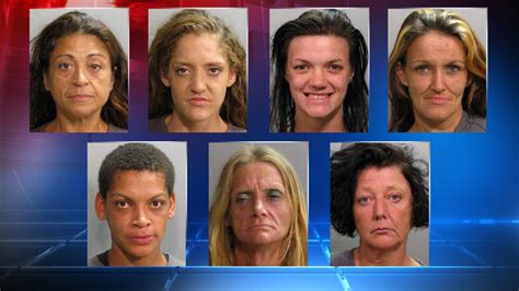 7 women arrested in citywide prostitution crackdown