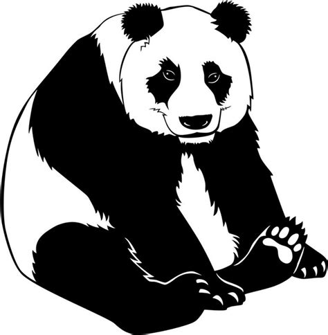 Download High Quality panda clipart outline Transparent PNG Images ...