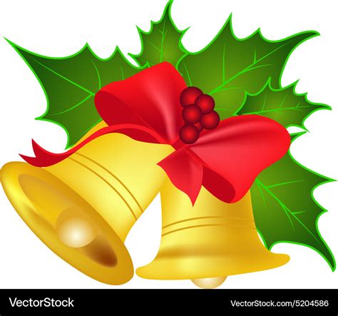 Christmas jingle bells Royalty Free Vector Image