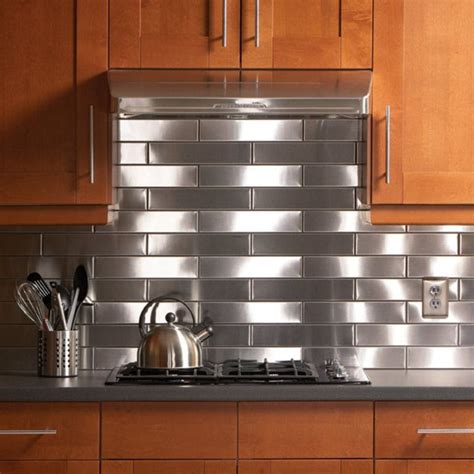 Stainless Steel Backsplash | Stainless steel backsplash stainless steel kitchen backsp ...