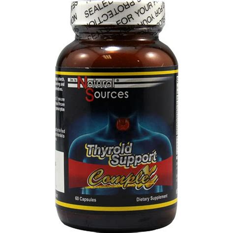 Natural Sources Thyroid Support Complex, 60 Ct - Walmart.com - Walmart.com