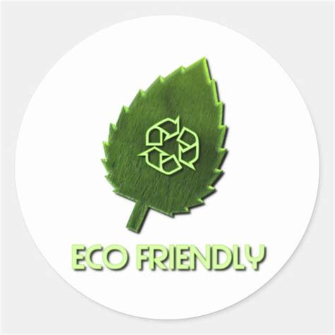 Eco Friendly Sticker | Zazzle