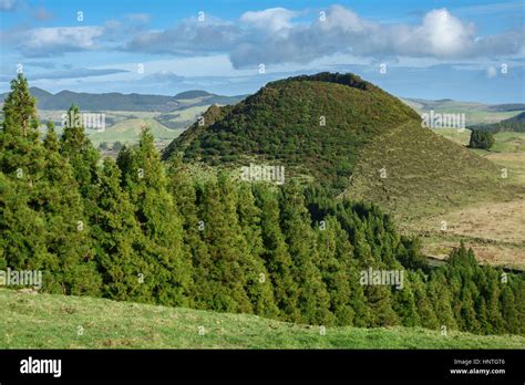 Volcano in Azores islands Stock Photo - Alamy