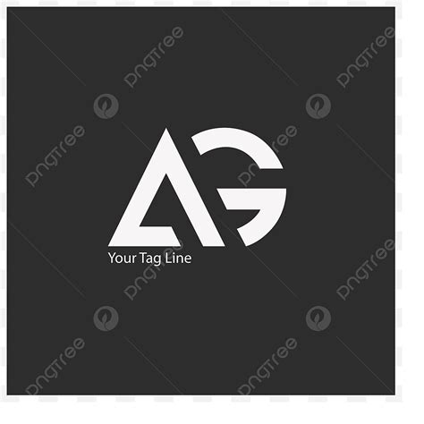 Age Clipart Transparent Background, Ag Logo Design Letter Ag Geometric Logo Design, Abstract, Ag ...