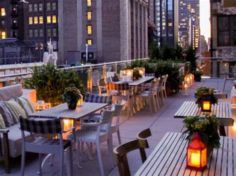 New York Rooftop Bar and Lounge on Park Avenue - Mondrian Terrace