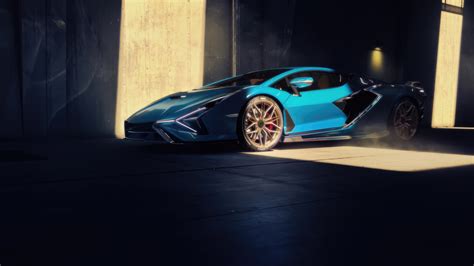 Blue Lamborghini Sian 4k - 4k Wallpapers - 40.000+ ipad wallpapers 4k ...