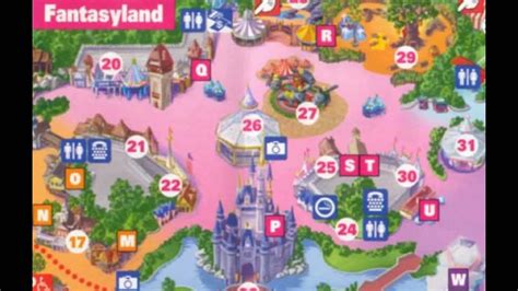 Disneyland Fantasyland Map