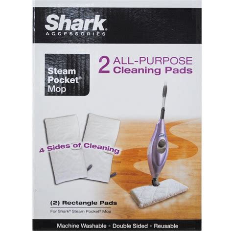 Pack of 2 Shark Steam Pocket Mop All Purpose Cleaning Pads - XTR3501NZ | eBay