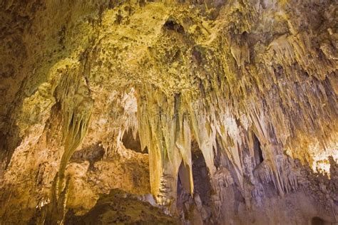 Carlsbad Caverns National Park Stock Image - Image of stalactite, geology: 21613807