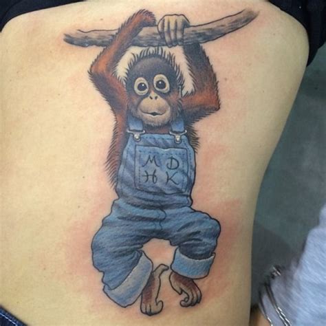 Pin by Katy Pitts on tat | Monkey tattoos, Diy tattoo, Small chest tattoos