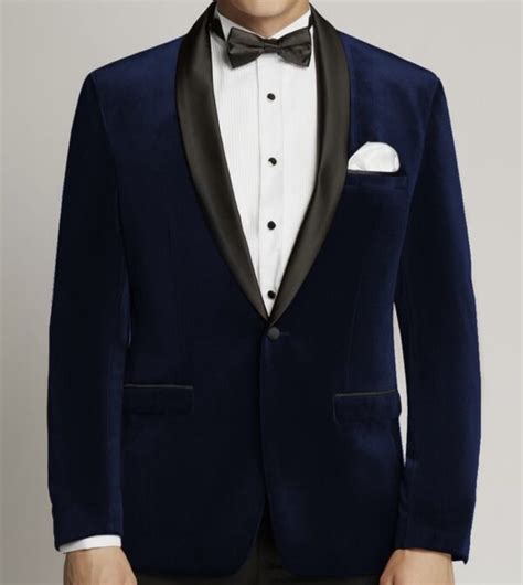 Buy Navy Blue Velvet Dinner Jacket | Black Tie Classic