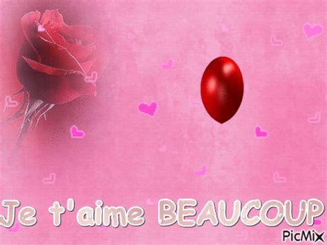 Je t'aime BEAUCOUP - GIF animé gratuit - PicMix