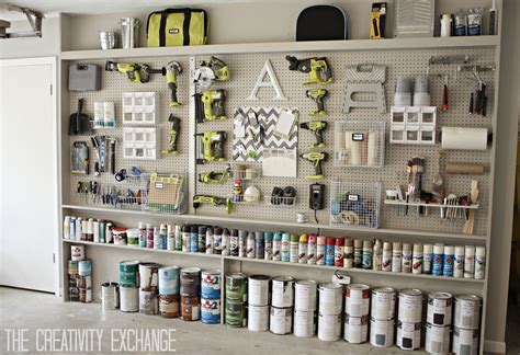 DIY Garage Pegboard Storage for Outdoor Toys