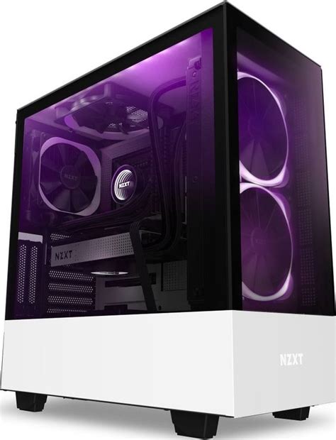 NZXT H510 Elite RGB ATX Mid Tower Case, Tempered Glass, Including AER ...