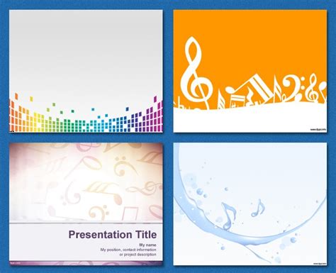 #PowerPoint #Templates - Music / Notes | Powerpoint templates, School ...