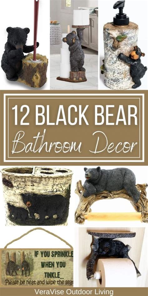 14 Fun Black Bear Bathroom Decor