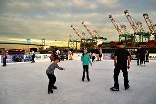Skating on the USS Iowa ! | Ice skating rink courtesy of the… | Flickr