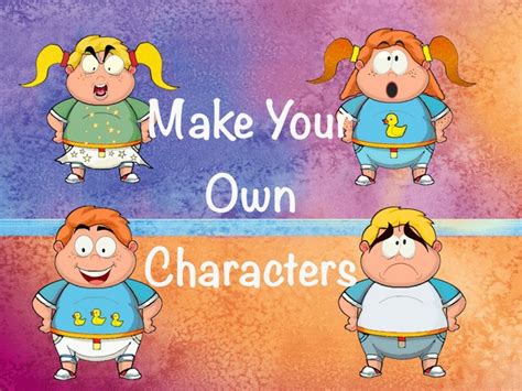 Make Your Own Characters Free Games | Activities | Puzzles | Online for kids | Preschool ...