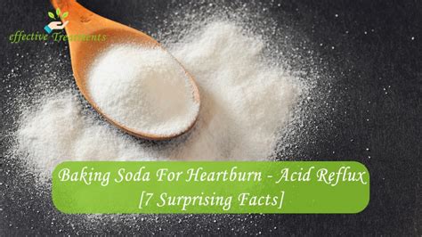 Baking Soda For Heartburn - Acid Reflux [7 Surprising Facts]