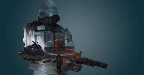 Rookie - Halo 3 ODST (Double exposure) by CptDopeY on DeviantArt