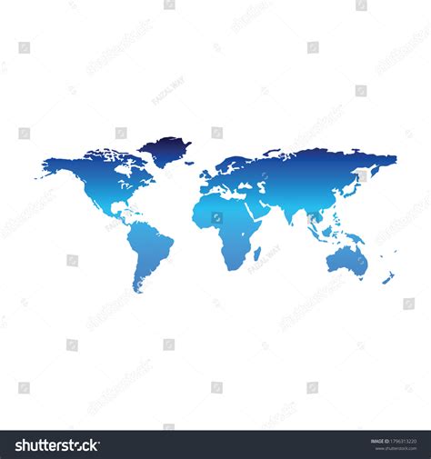 World Map Vector Blue Concept Illustration Stock Vector (Royalty Free) 1796313220 | Shutterstock