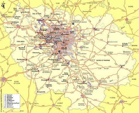 Malaking Mapa Ng Paris Mapa Ng Gitnang Paris France I - vrogue.co