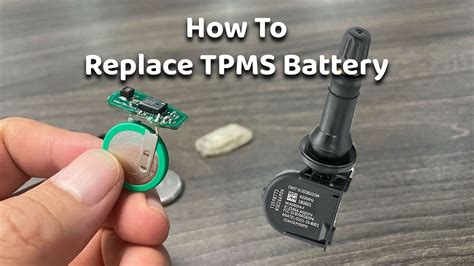 How To Replace TPMS Battery ( tire pressure sensor battery replacement ) - YouTube