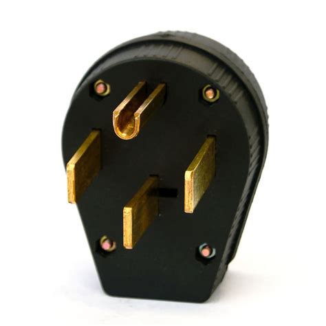 Utilitech 50-Amp-Volt Black 4-Wire Grounding Plug at Lowes.com