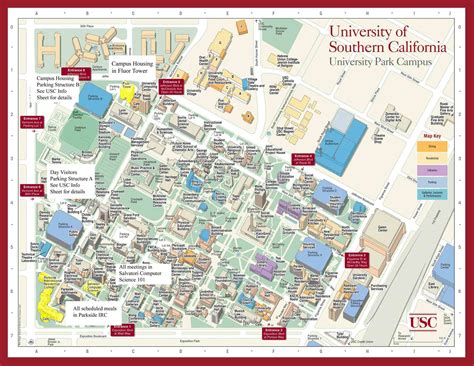 USC Campus Map - University of Southern California • mappery