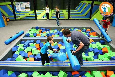 Customized Indoor Trampoline Park Playground for Kids & Adultsinflatable bouncers, inflatable ...