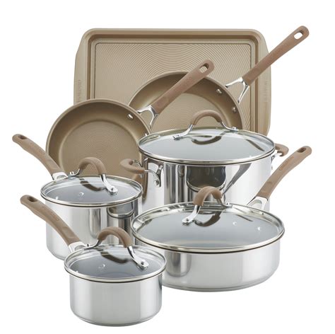 Circulon Innovatum Stainless Steel Nonstick 10-Piece Cookware Set - Walmart.com - Walmart.com