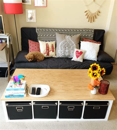 10 Easy And Cute DIY Coffee Tables From IKEA Items - Shelterness