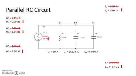 Simple Rc Circuit Diagram Parallel