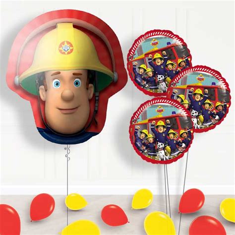 Fireman Sam Balloon Bouquet in a Box | Party Save Smile